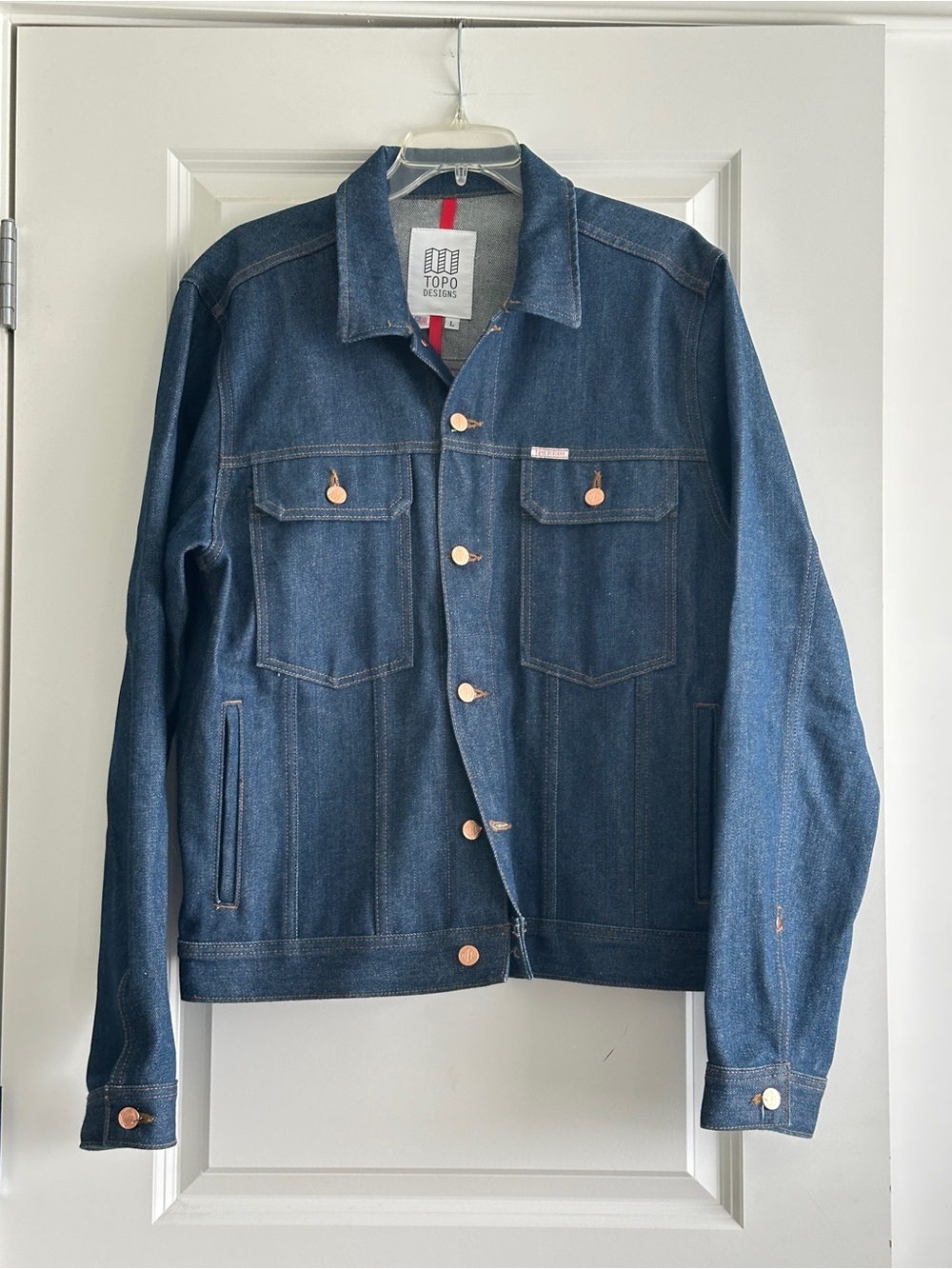 Topo Designs Dark Blue Men's Denim TruckeR Jacket